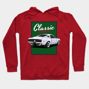 mustang 1967 classic garage Hoodie